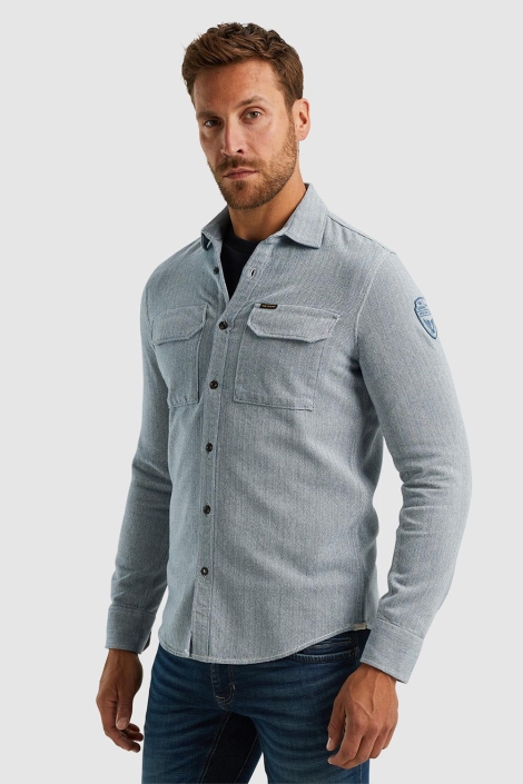 PME legend long sleeve shirt flanel herringbo